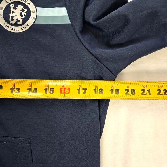 Nike Dri-Fit Chelsea FC Soccer Jacket Mens Small Full Zip Track Football Academy - Picture 8 of 9